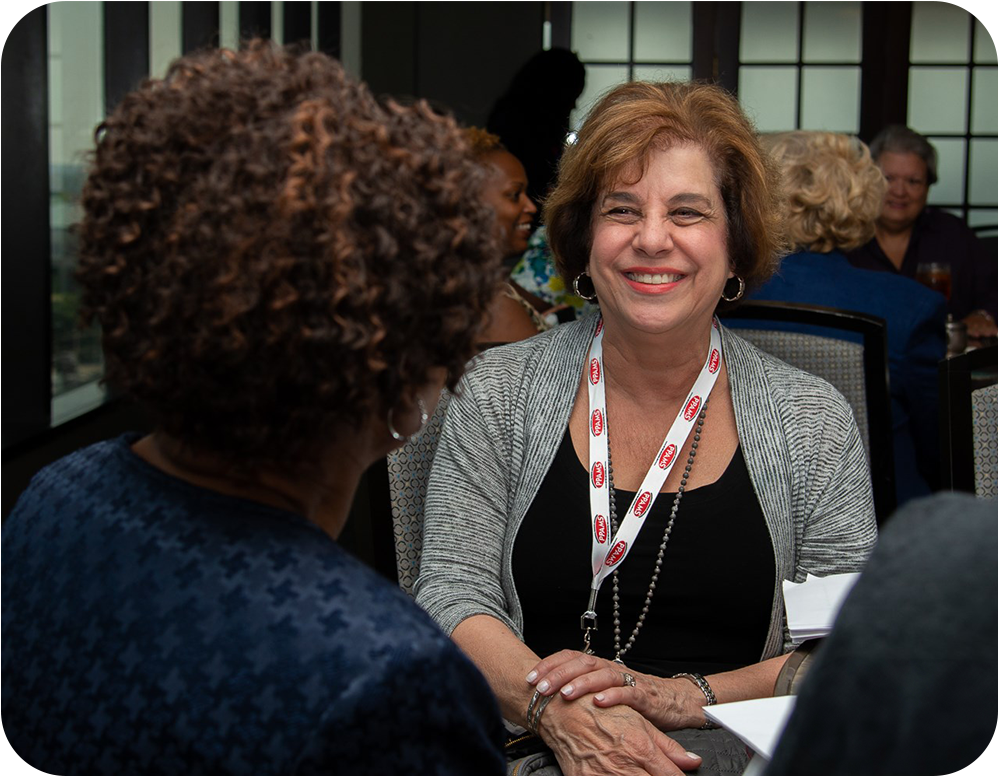 nawbo memphis memphis smiling and networking at event