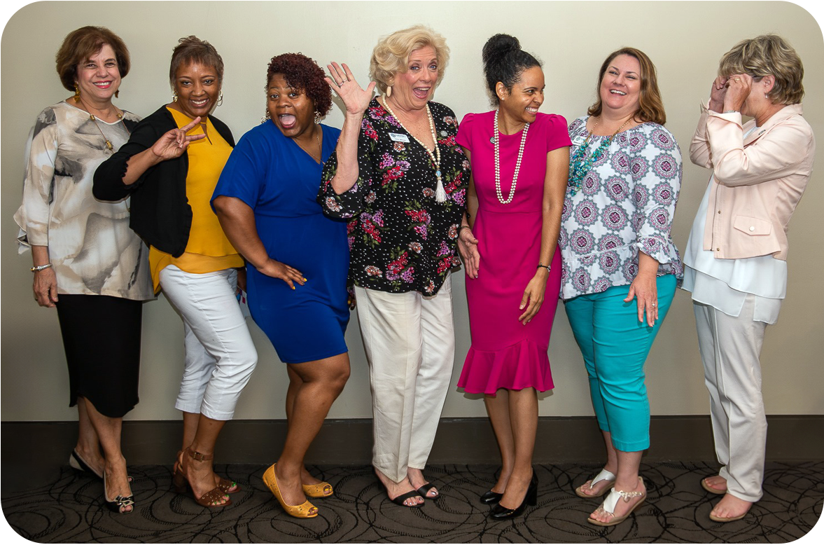 nawbo women smiling and posing for group photo